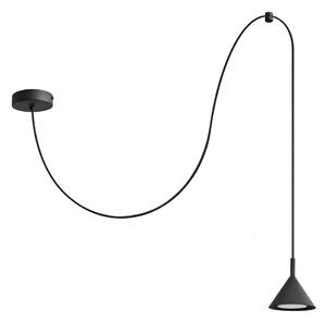 Luster na lanku ETNA LONG 1xGX53/15W/230V čierna