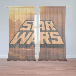 Sablio Záclony Star Wars Lávová planéta: 2ks 150x250cm