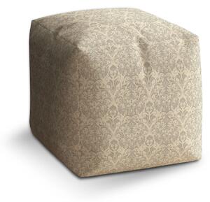 Sablio Taburet Cube Vintage luxus - 40x40x40 cm