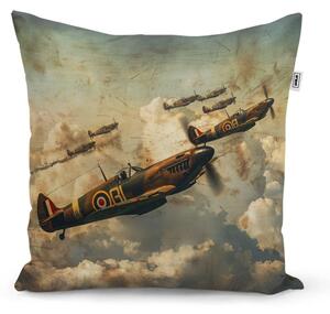 Sablio Vankúš Stíhačky Spitfire v leteckej bitke - 40x40 cm