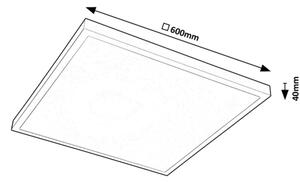 Rabalux 71078 - LED Prisadený panel DAMEK LED/40W/230V 4000K 60x60 cm
