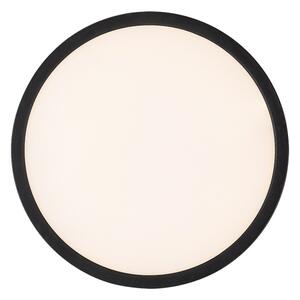 Rabalux 71096 - LED Stropné svietidlo GONZALO LED/24W/230V pr. 29 cm čierna