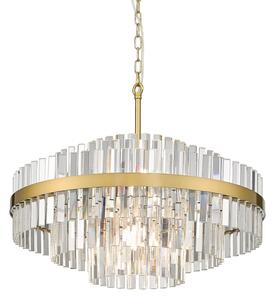 Zuma Line P0567-12A-2GAC - Luster na reťazi CONSTANTINOPLE 12xG9/28W/230V zlatá