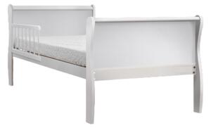 Detská posteľ Nobleo Toddle biela 140x70 + bariérky