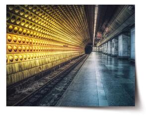 Sablio Plagát Pražské metro - 60x40 cm