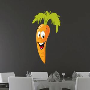 Sablio Samolepka na stenu: Mrkev - 32x60 cm
