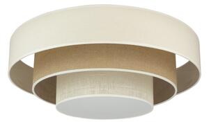 Duolla - LED Stropné svietidlo LUNETA LED/26W/230V pr. 60 cm 4000K krémová/hnedá