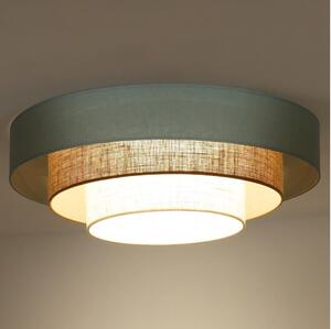Duolla-LED Stropné svietidlo LUNETA LED/26W/230V pr. 60 cm 4000K tyrkysová/béžová