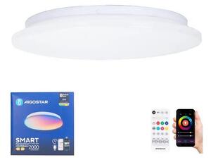 Aigostar-LED RGBW Kúpeľňové stropné svietidlo LED/18W/230V IP44+diaľkové ovládanie