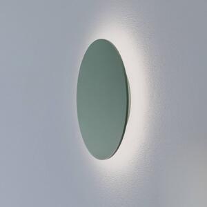 LED nástenné svetlo Orios Plus, zelené, Ø 30 cm, oceľ, Zelená, Obývacia izba / jedáleň, kov, Moderný, Nástenné svietidlo