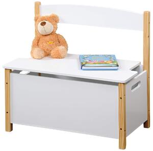 Kesper Detská lavica s úložným priestorom - biela