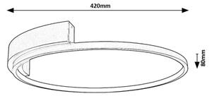 Rabalux 71287 - LED stropné svietidlo HOLIZE LED/23W/230V