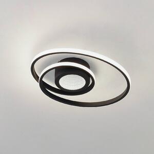 Lindby LED stropné svietidlo Thalina, 45 cm, stmievateľné, Infinity Tunnel