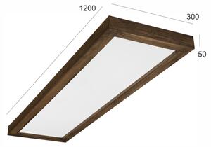 Brilagi - LED Kúpeľňové svietidlo WOODY FRAME LED/40W/230V 120x30 IP44 dub orech