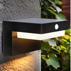 Solight WO7201 - LED solárne nástenné svietidlo s čidlom PALERMO LED/5W/2000mAh
