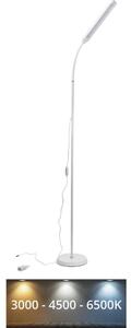 LED Stmievateľná stojacia lampa SIGNUS LED/10W/230V 3000/4500/6500K biela