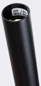 Sollux SL.1463 - Luster na lanku BLISS 3xG9/8W/230V čierna