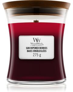 Woodwick Trilogy Sun Ripened Berries vonná sviečka s dreveným knotom 275 g