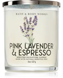 Bath & Body Works Pink Lavender & Espresso vonná sviečka 227 g