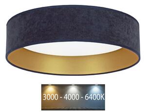 Brilagi Brilagi - LED Stropné svietidlo VELVET LED/24W/230V 3000/4000/6400K modrá/zlatá BG0274 + záruka 3 roky zadarmo