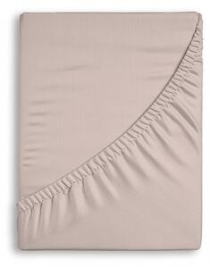 Prestieradlo Pudrové Jersey bambus 90-100 x 200-220/50