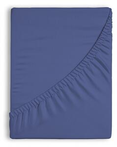 Prestieradlo Tmavě modré Jersey bambus 90-100 x 200-220/50