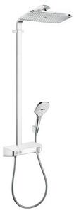 Hansgrohe Raindance Select E sprchový systém Showerpipe 360 1jet s termostatom biela/chróm, 27288400