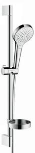 Hansgrohe Croma Select S sprchový set Vario 3-prúdový s tyčou 65cm a mydelničkou biela/chróm, 26566400