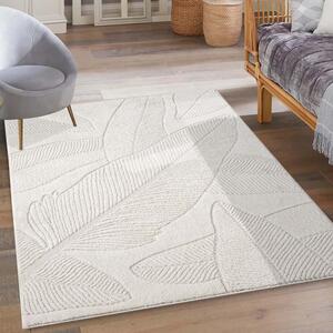Dekorstudio Moderný koberec LOUNGE 0629 - krémový Rozmer koberca: 160x230cm