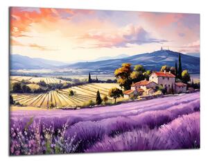 Obraz na plátne Krajinka v Provence