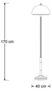 Brilagi - Stojacia lampa TAURUS 2xE27/15W/230V bronz