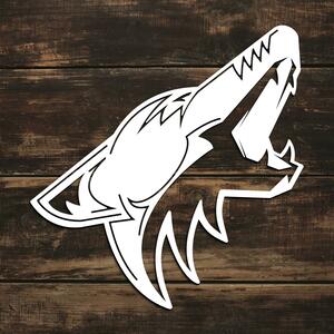 DUBLEZ | Drevené 3D logo - Arizona Coyotes
