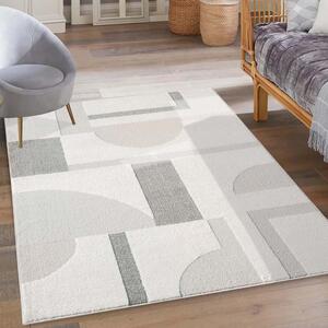 Dekorstudio Moderný koberec LOUNGE 9992 - sivý Rozmer koberca: 140x200cm