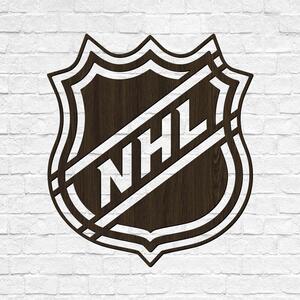 DUBLEZ | Drevené hokejové logo na stenu - NHL