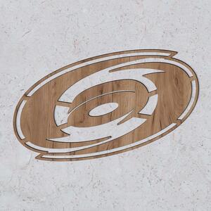 DUBLEZ | Drevený obraz - Logo Carolina Hurricanes