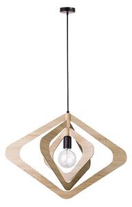Závesný luster ROXIE 1xE27/15W/230V hnedý