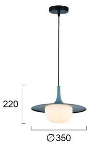 Závesný luster na lanku FRED 1xG9/10W/230V sivý