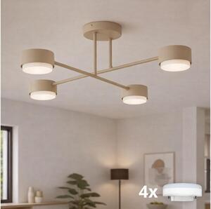 Brilagi - LED RGB stmievateľný prisadený luster MONO 4xGX53/14W/230V Wi-Fi Tuya čierny