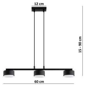 Brilagi - LED RGB stmievateľný luster na lankách MONO 3xGX53/14W/230V Wi-Fi Tuya čierny