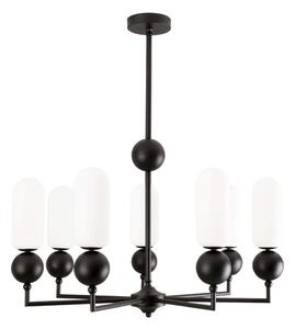 MAXLIGHT P0632 - stropný luster NOVA na tyči, 7xG9/7W/230V, priemer 70 cm, čierny