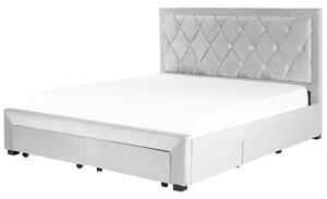 Manželská posteľ 180 cm Levi (sivá). Vlastná spoľahlivá doprava až k Vám domov. 1080929