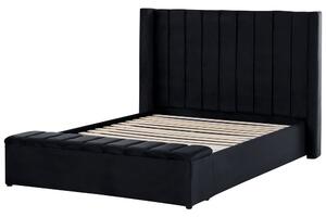 Manželská posteľ 140 cm Noya (čierna). Vlastná spoľahlivá doprava až k Vám domov. 1081724