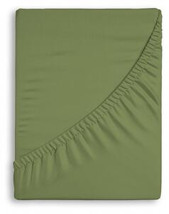 Prestieradlo Středně zelené Jersey 100/200/25