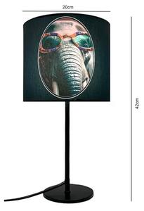 Stolná lampa s motívom Visual Elephant
