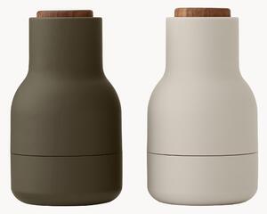 Súprava mlynčekov na soľ a korenie s drevenými vrchnákmi Bottle Grinder, 2 diely