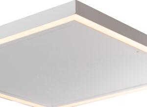 Stropný vykurovací panel biely 60 cm vrátane LED s diaľkovým ovládaním - Nelia