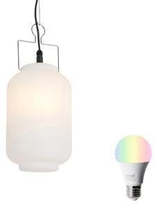 Inteligentná závesná vonkajšia lampa biela 20 cm vrátane Wifi A60 - Pion