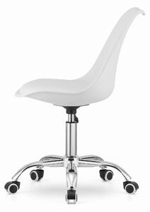 Otočná stolička ALBA - biela
