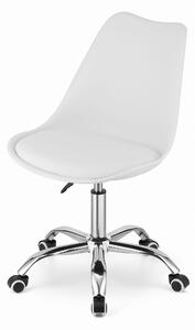 Otočná stolička ALBA - biela