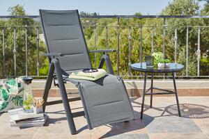 ZÁHRADNÉ RELAXAČNÉ KRESLO, kov, textil Ambia Garden - Záhradné stoličky, Online Only